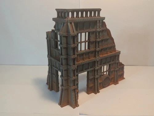 Tall L-Shaped Factory Ruins