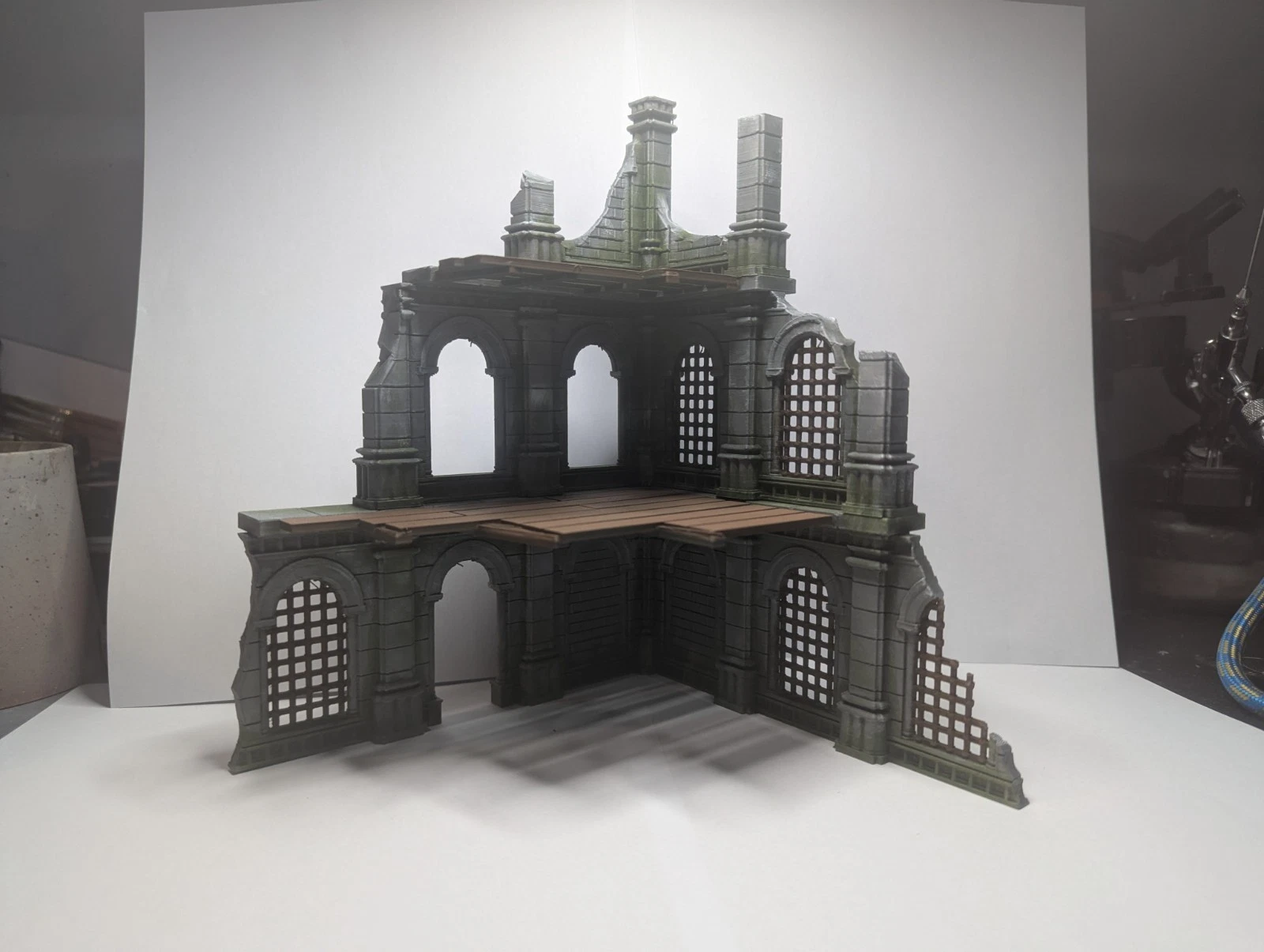 Fantasy Ruins Three Storey Corner Tower