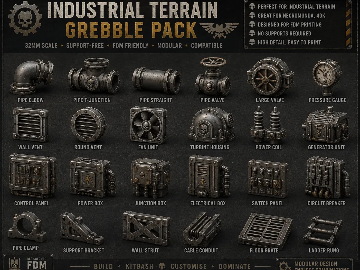 Industrial Pipes Terrain