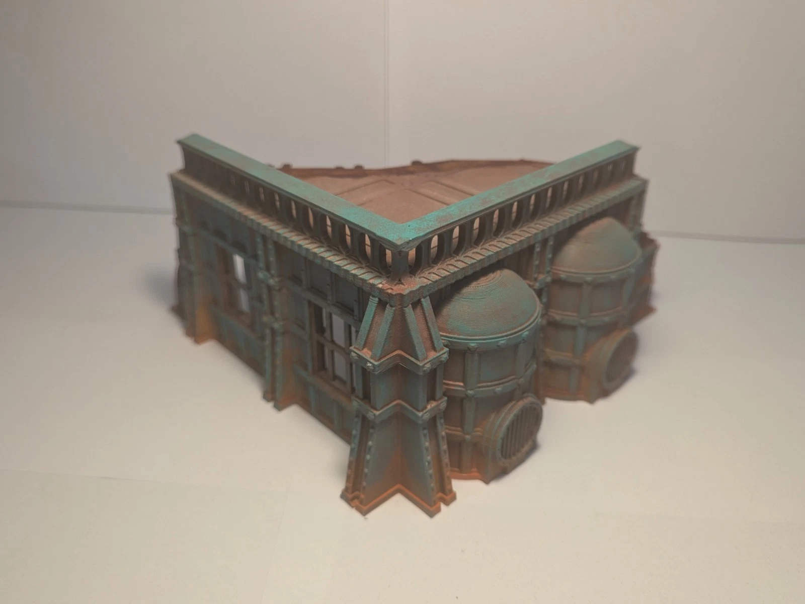 Factory Corner with Storage Tanks